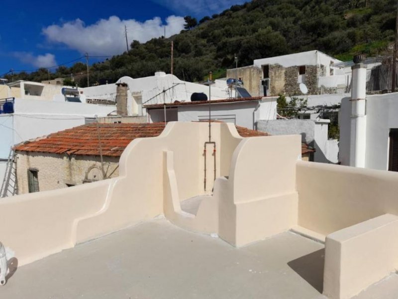 Mirsini Kreta, Mirsini: Traditionelles Haus auf zwei Etagen mit Meerblick zu verkaufen Haus kaufen